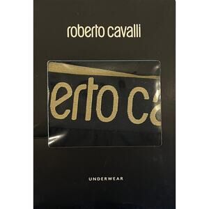 13-54 ROBERTO CAVALLI Men's NWT 95% Cotton Underwear Boxer Brief Trunks Large